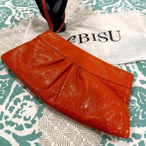 eBISU Patent Leather Clutch